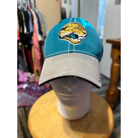 Men's Reebok Jacksonville Jaguars NFL Hat M/L Teal Gray - Picture 1 of 7